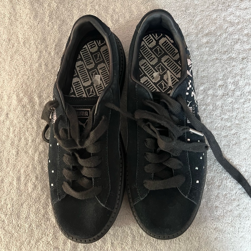 Puma Women's Platform Trace WN's Sneaker, Black - Picture 5 of 6